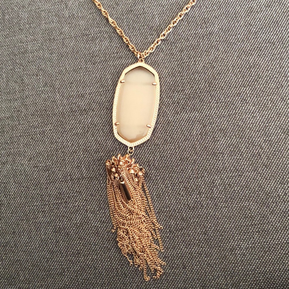 Kendra Scott Rayne necklace rose gold/pink